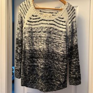 Vintage Monochrome Knit Sweater